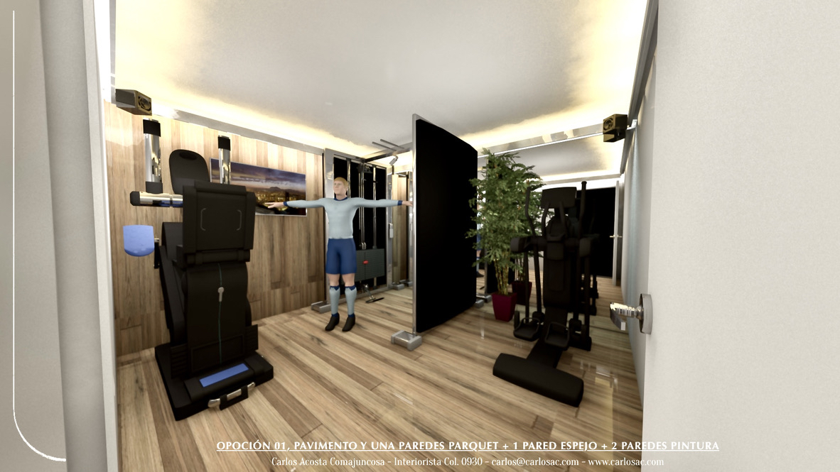 Gimnasio en vivienda particular