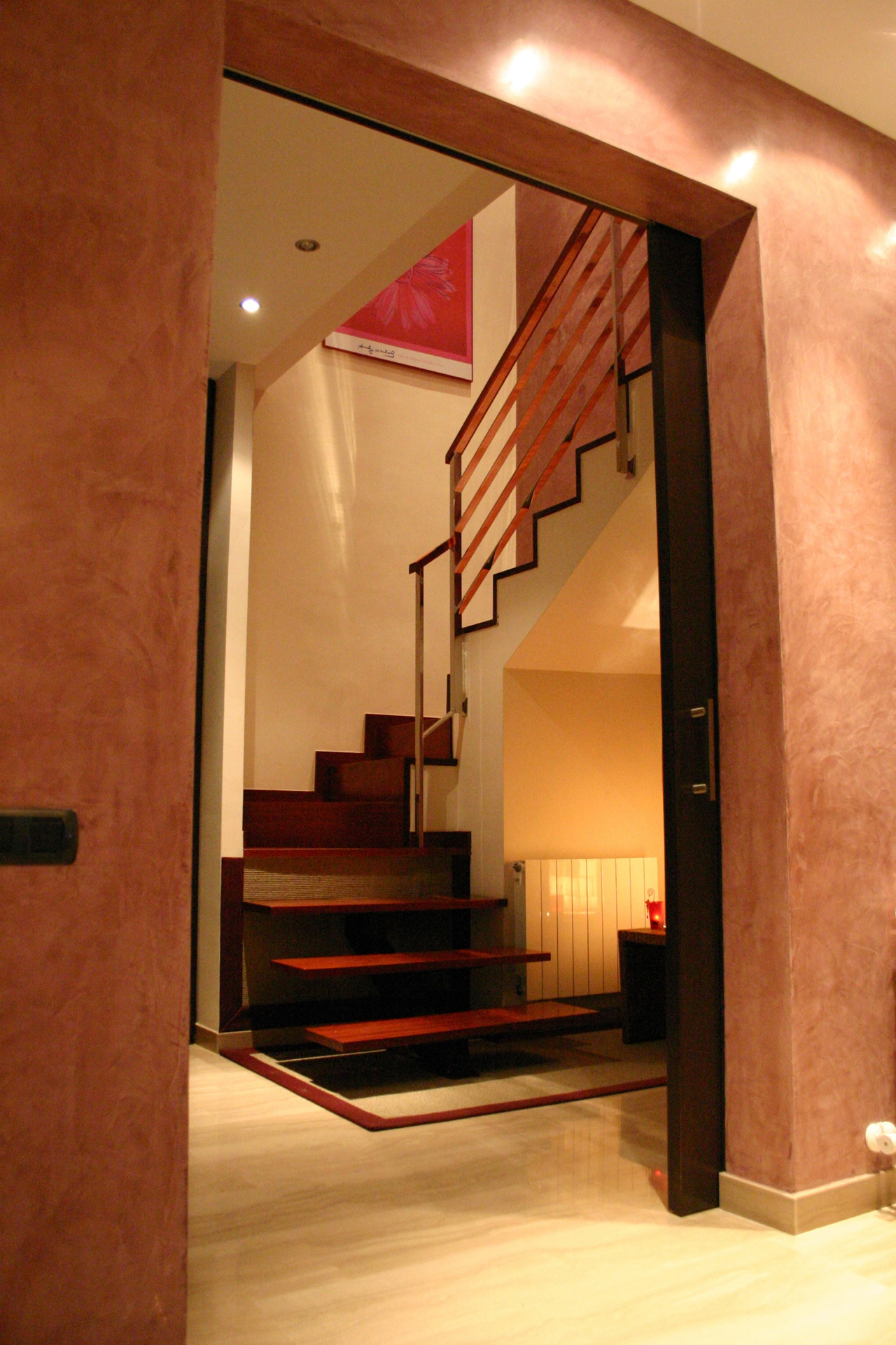 Vestíbulo vivienda unifamiliar, El Masnou (Barclona)